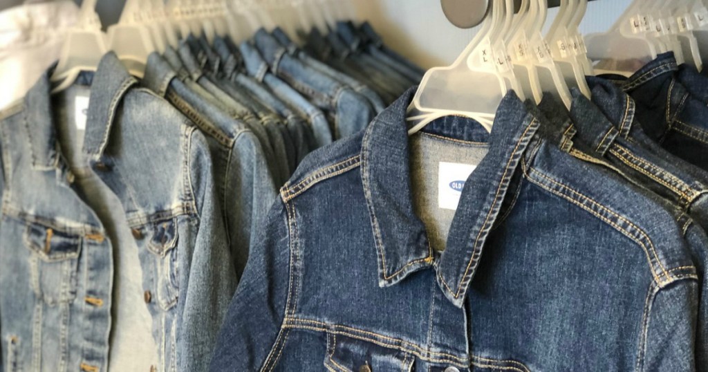 Old Navy Jean Jackets on hangers