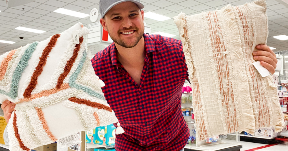 target throw pillows