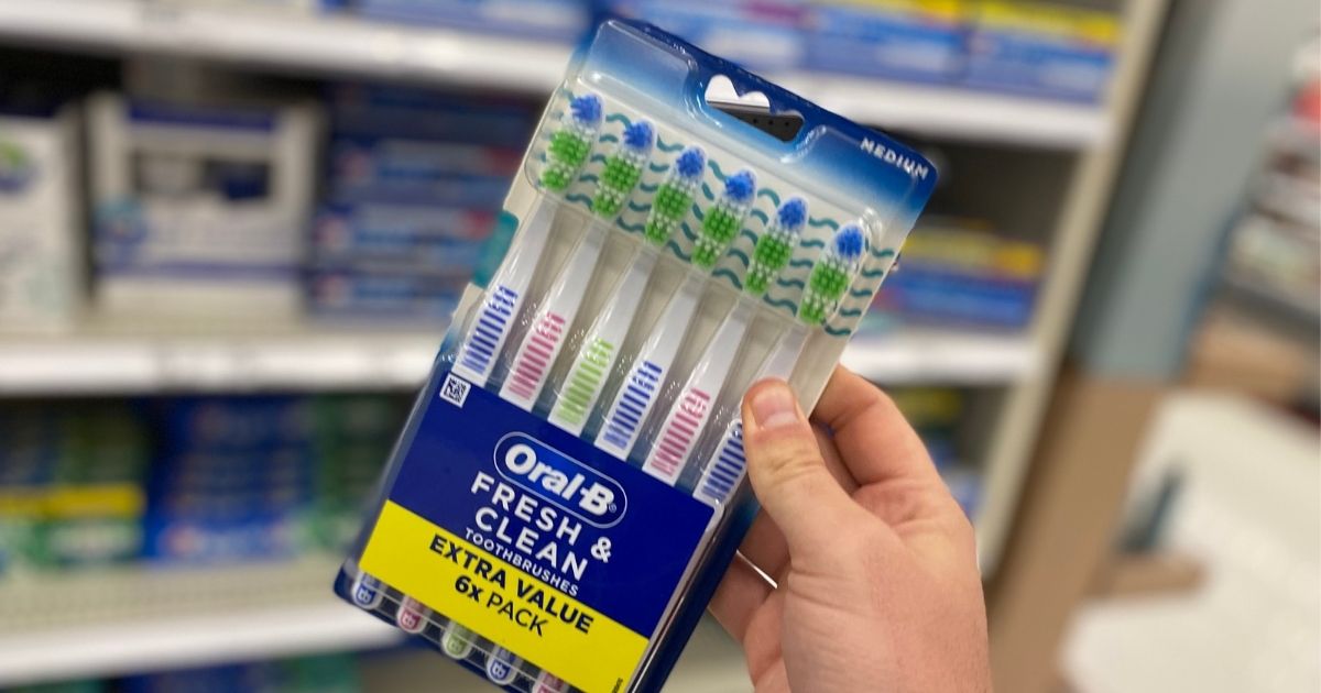 OralB Toothbrushes 6Count Only 99¢ at Target Just Use Your Phone