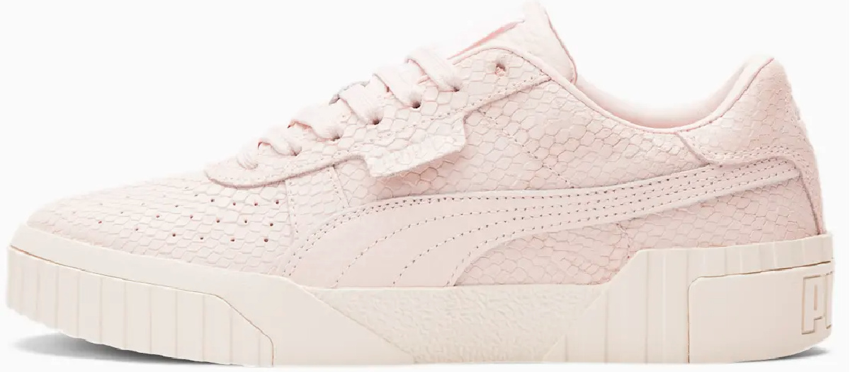 light pink PUMA sneakers