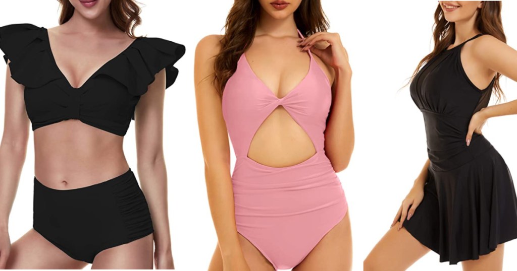 women wearing swimsuits