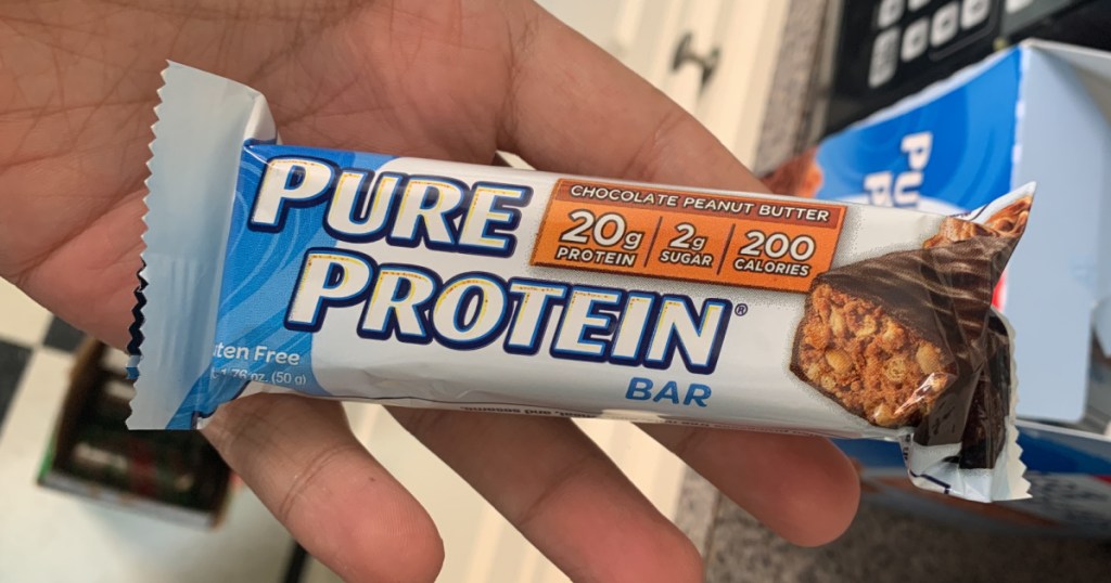 peanut butter chocolate protein bar
