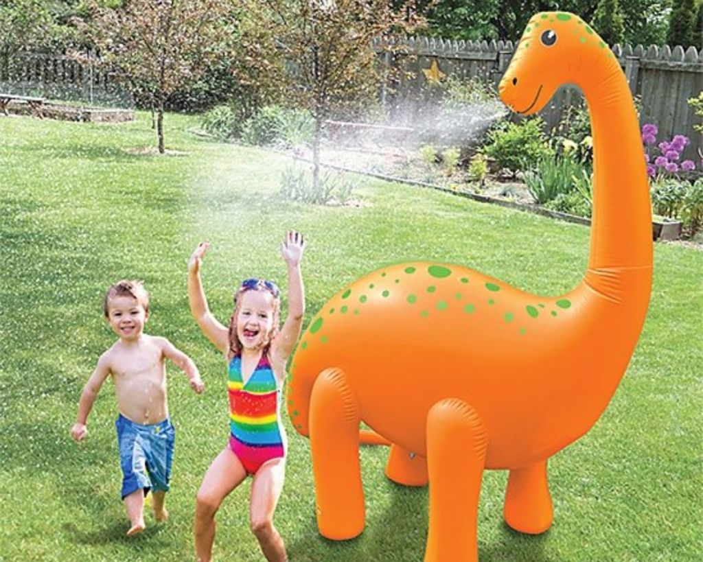 pottery barn kids dinosaur sprinkler