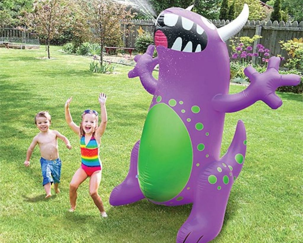 inflatable dino sprinkler