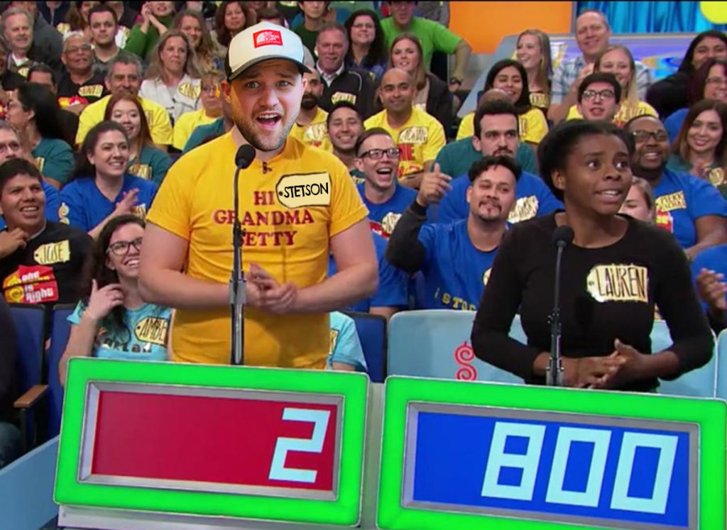 Man on THE PRICE IS RIGHT show