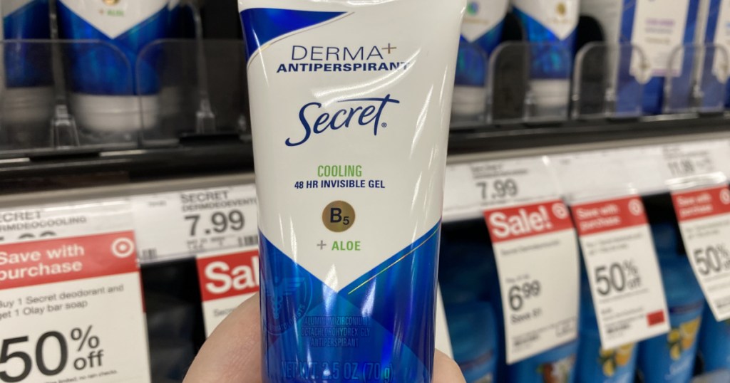 Secret brand antiperspirants 