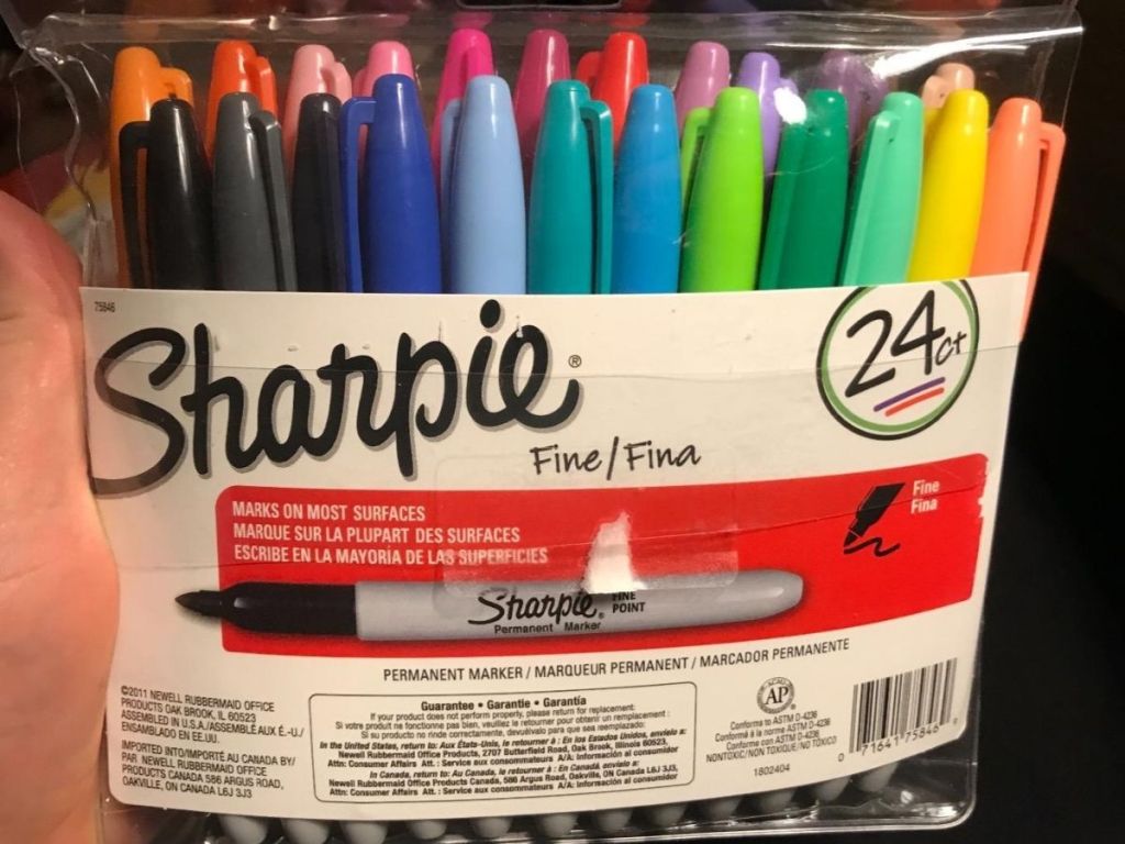 Sharpie 24-count assorted permanent marker pack