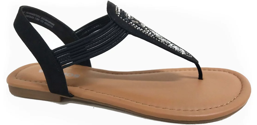 black and tan sandal