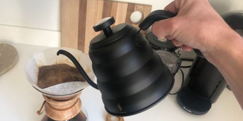 This Gooseneck Pour Over Coffee Kettle is Only $30 Shipped & Makes a Great Gift!