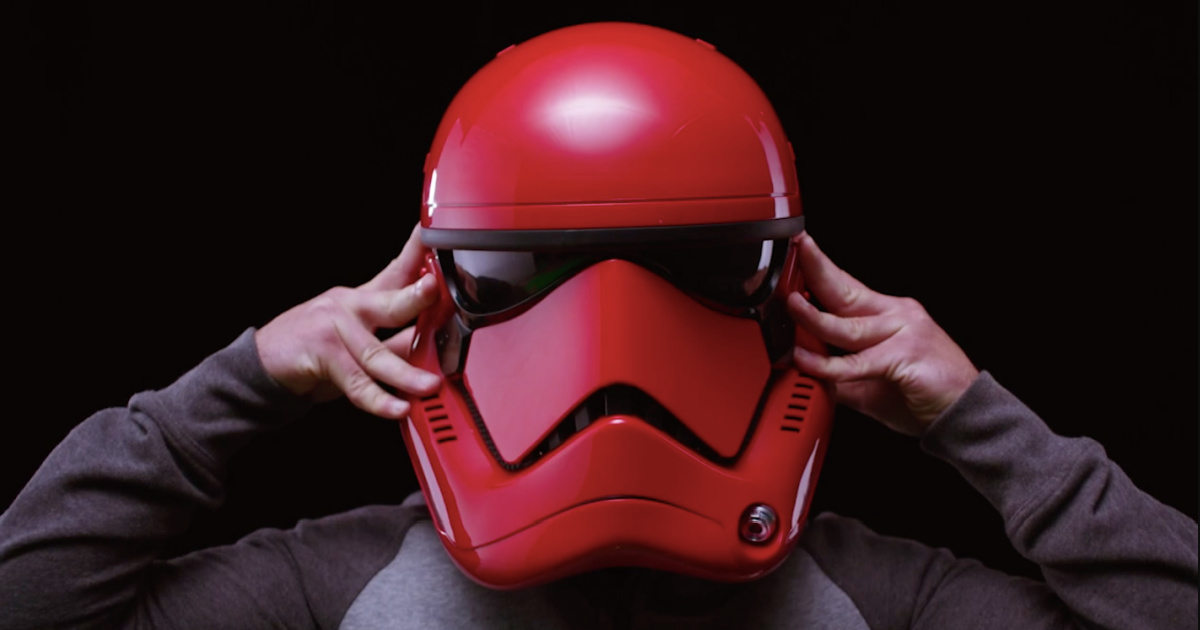 Star Wars The Black Series Galaxy's Edge Captain Cardinal Electronic Helmet 