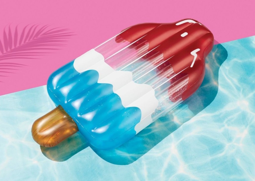 Sun Squad Popsicle Lounge Float with Glitter