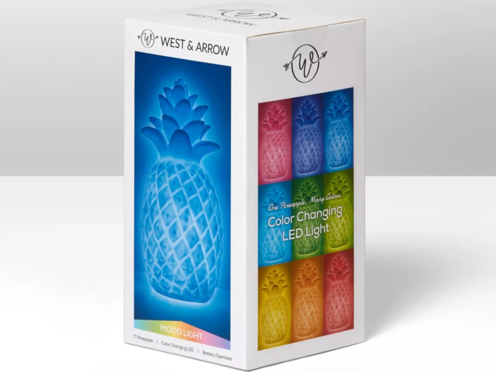 pineapple led color changing light