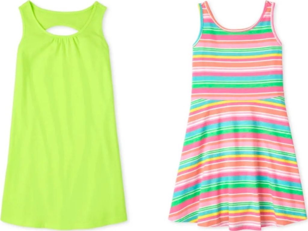 two The Children's Place girls dresses