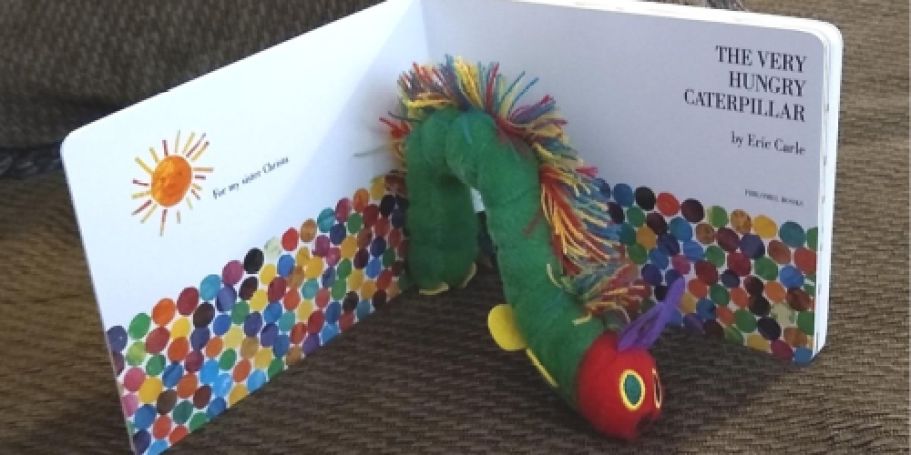 The Very Hungry Caterpillar Board Book & Plush Just $10 on Amazon (Reg. $21)