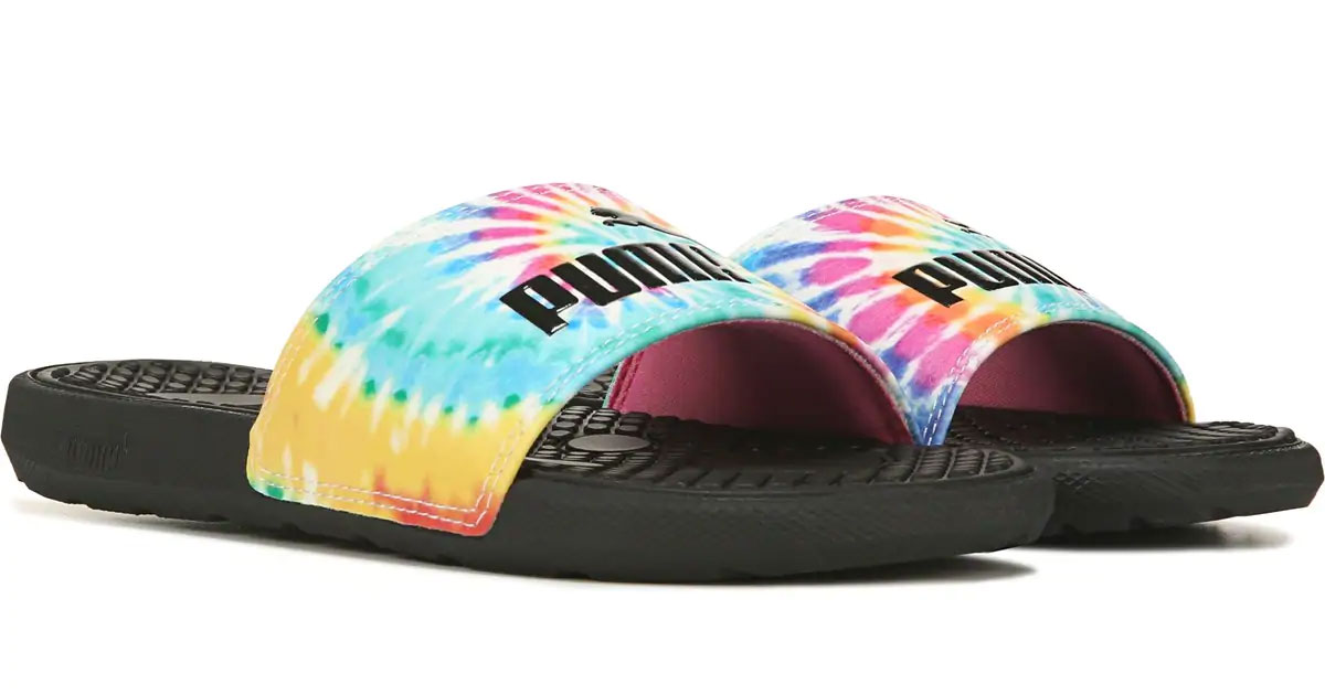 Puma slides rainbow best sale