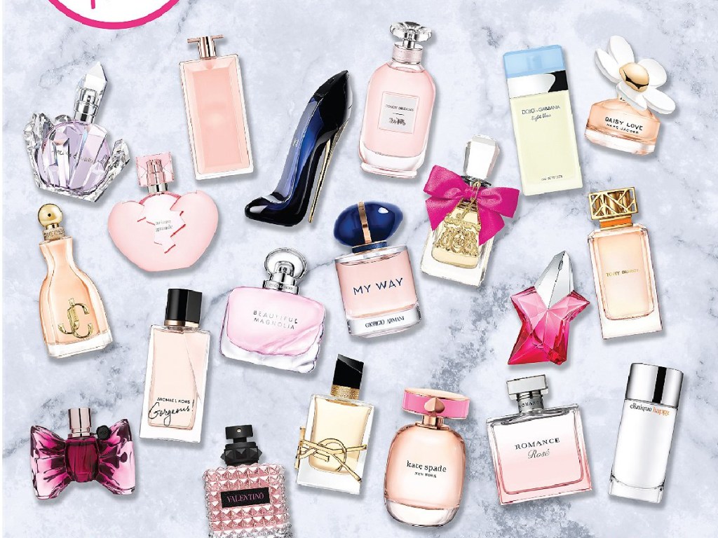 20 small bottles of perfume