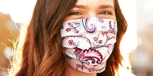 Vera Bradley Reusable Face Mask 2-Packs Only $3.40 Shipped | Adult & Youth Sizes