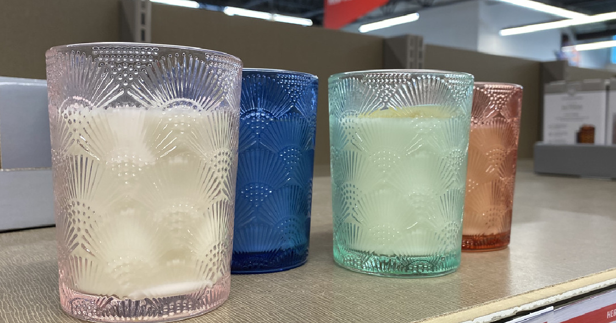 Vintage Glass Candles