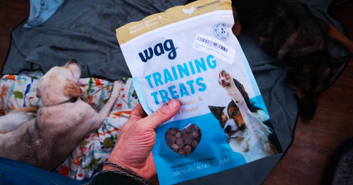 Wag Training Treats 1lb Bag Only 4.39 Shipped on Amazon + Over 40 Off