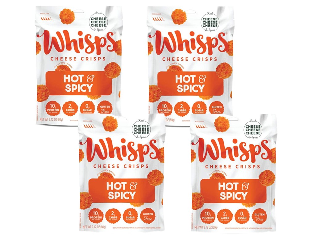 Whisps Cheese Crisps Hot & Spicy