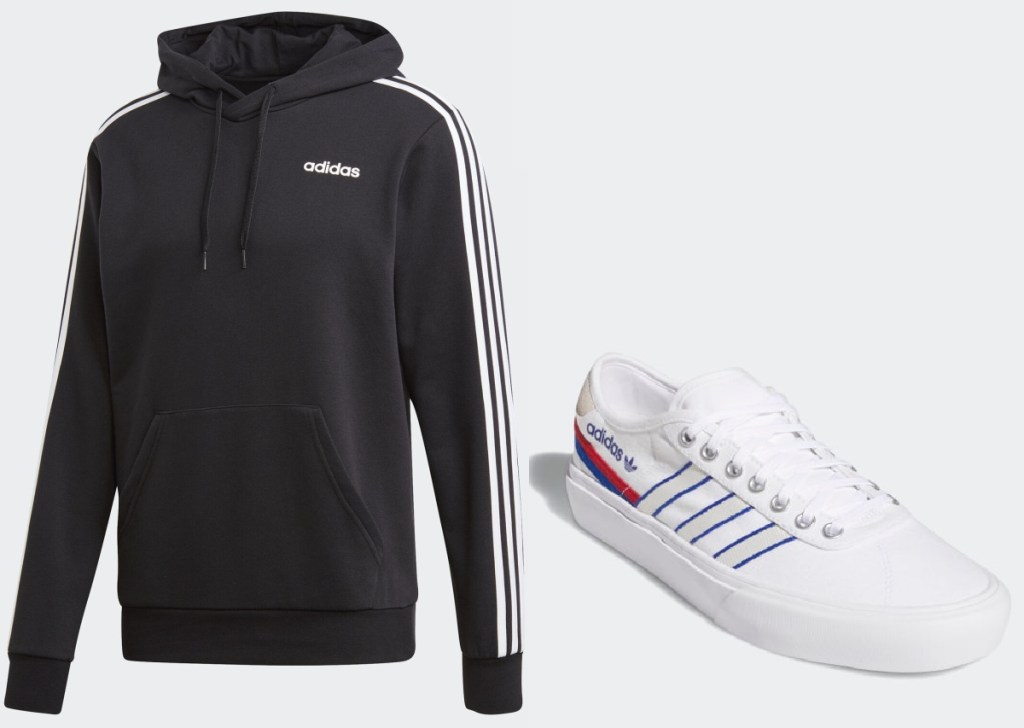 adidas hoodie and shoes