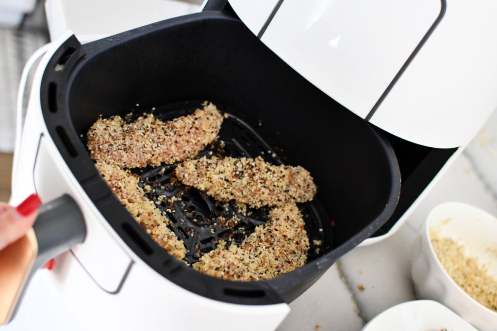 air fryer with homemade chicken tenders
