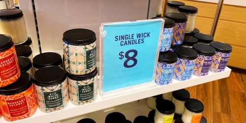 Bath & Body Works Single-Wick Candles from $6.40 (Regularly $14.50+) | Great Gift Ideas for Mother’s Day!
