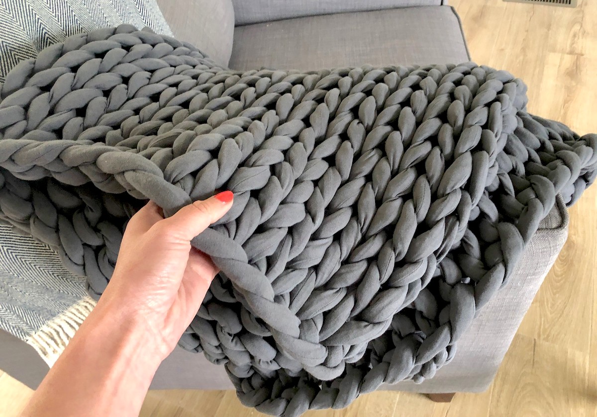 Bearaby weighted online blanket