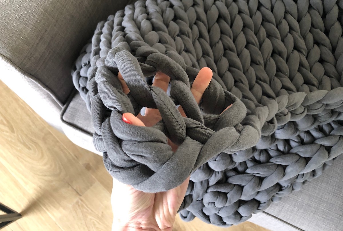 This Gorgeous Weighted Blanket Will Cost Ya... But It's Totally Worth It!