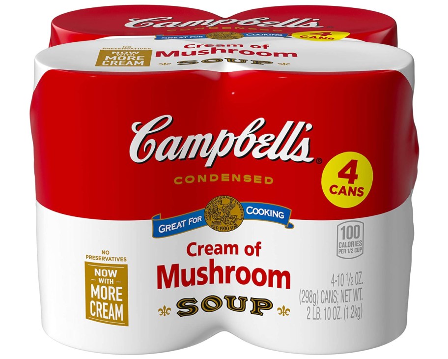 campbells cream of mushroom 4 pack