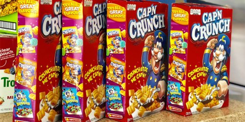 Cap’n Crunch Cereal 4-Pack Just $6.86 Shipped on Amazon | Only $1.71 Per Box