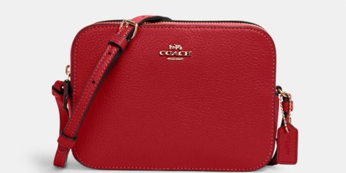 Coach Mini Camera Crossbody Bag Only $85 Shipped (Regularly $250) + Free Face Mask w/ Any Order