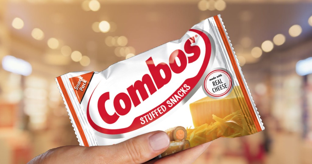 combos snack pack in hand