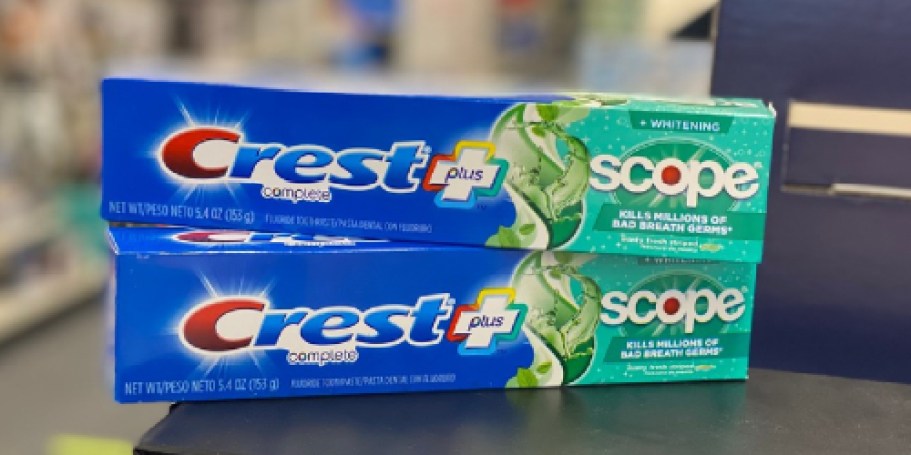 Two Better Than FREE Crest Toothpastes After Walgreens Rewards (In-Store Only)