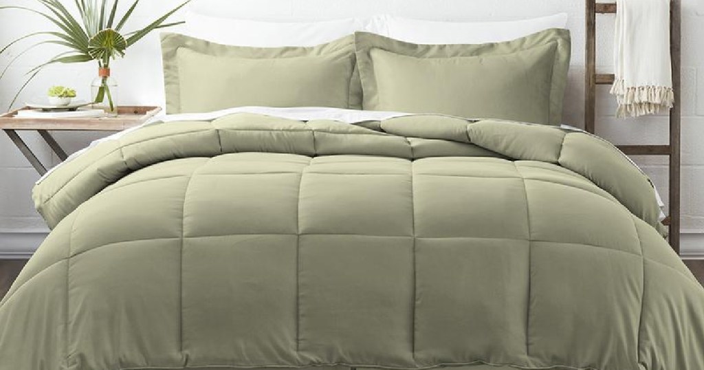 green comforter set
