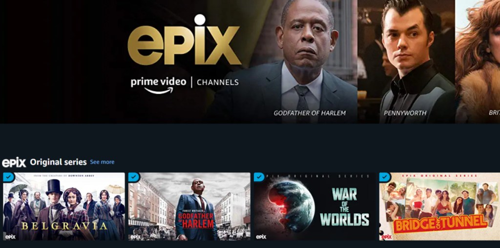 Epix Channel Subscription 99¢ for Amazon Prime Members Hip2Save