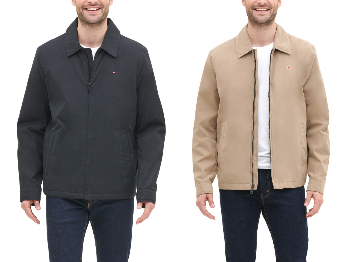 two men in full zip jackets