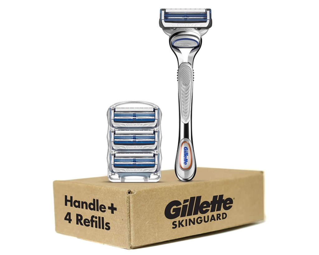gillette razors with refills in box