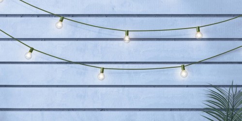 Outdoor String Lights 20-Count Just $7 on Target.com (Regularly $12) + 40% Off More Home Items