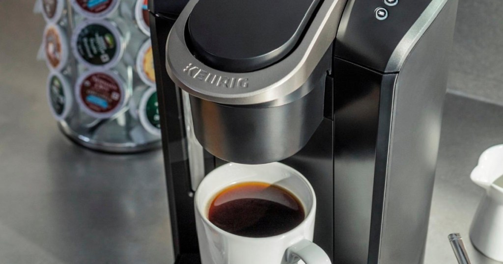 keurig k select coffee maker w/ coffee mug