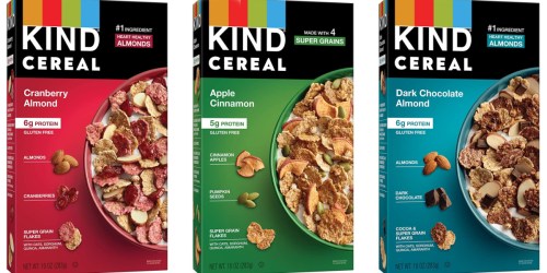 KIND Cereal 4-Count from $13 Shipped on Amazon | Just $3.25 Per Box