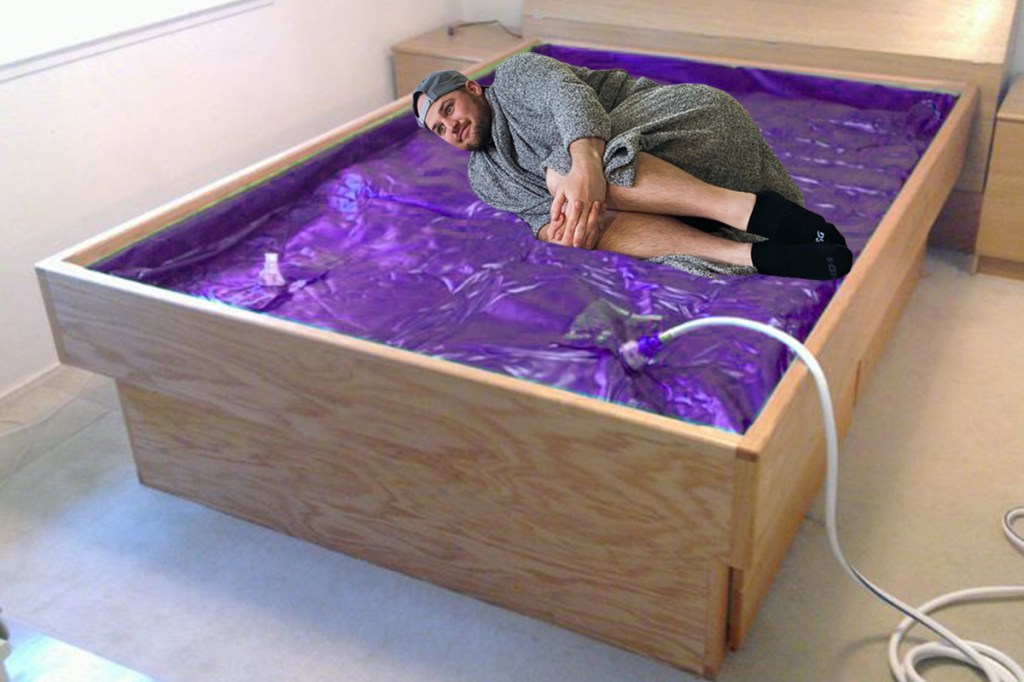 Waterbed Rider The Latest Innovation in Waterbeds Will Have You Sleeping Like a Baby!