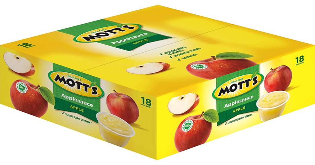 motts applesauce cups in box
