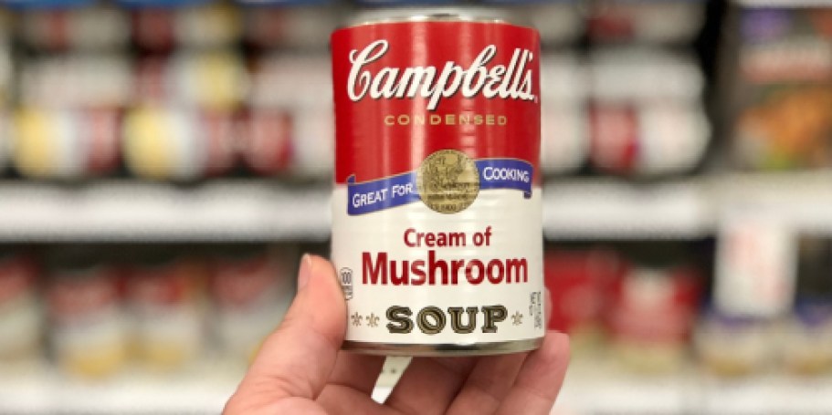 Campbell’s Cream of Mushroom Soup 12-Pack Only $7.37 on Amazon – Just 61¢ Per Can!