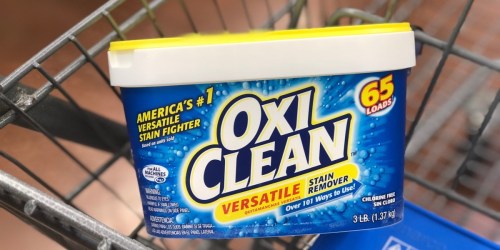 OxiClean Stain Remover 3-Pound Tub Only $6 Shipped on Amazon