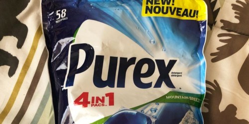 Purex Laundry Detergent 58-Count Pacs Only $5.77 Shipped on Amazon