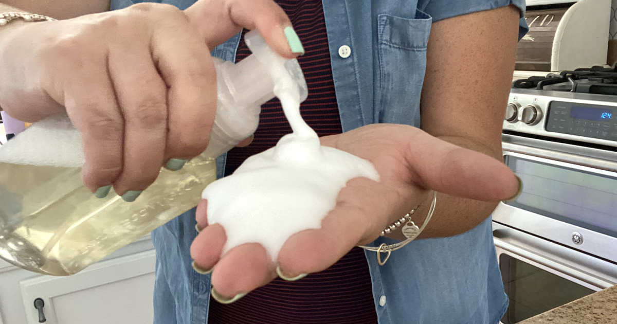 This 2 Ingredient Diy Foaming Hand Soap Is So Easy To Make Hip2save