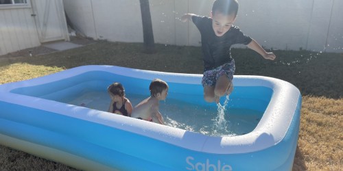 Inflatable Swimming Pools from $23.79 Shipped (These Make Awesome Ball Pits Too!)