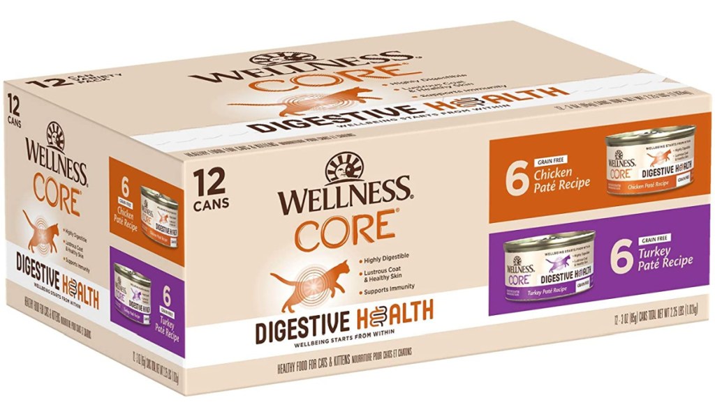box of wellness wet cat food