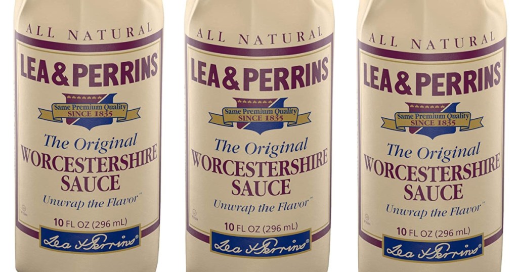 bottle of worcestershire sauce
